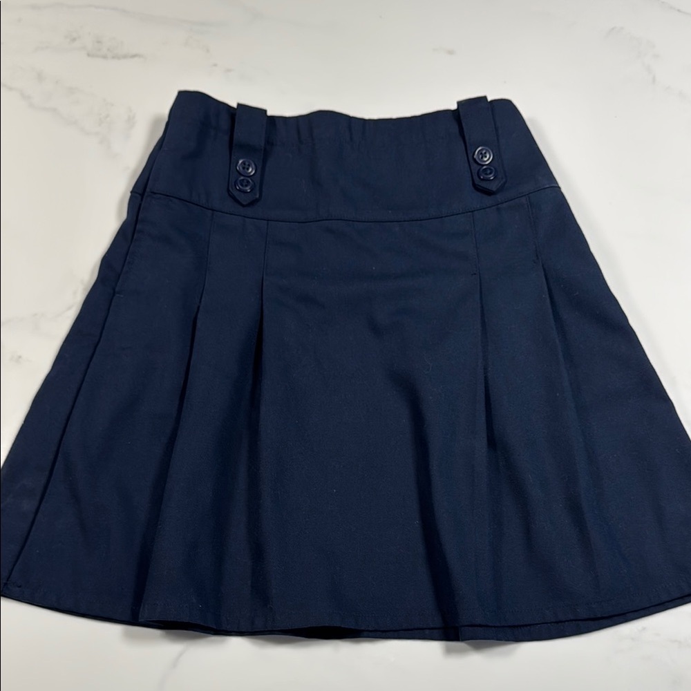 Navy Blue Girls’ Uniform Skirt